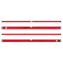 Zestaw Aluminiowych Poziomic PRO 40-120 cm – Wytrzymałe i Precyzyjne