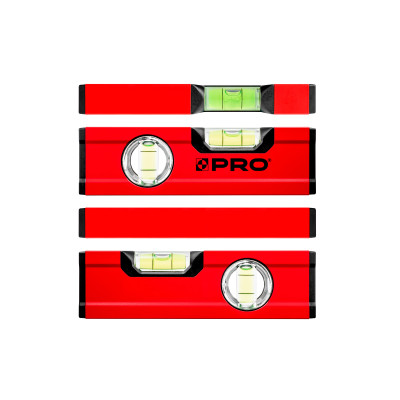 Poziomnica 17 cm PRO600 czerwona