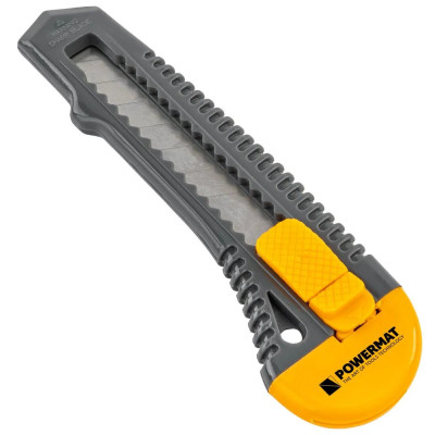 Nóż z ostrzem segmentowym 18 mm Powermat PM-NT-18T
