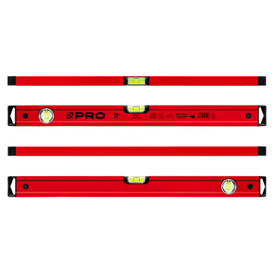 Poziomica 60 cm PRO600 czerwona