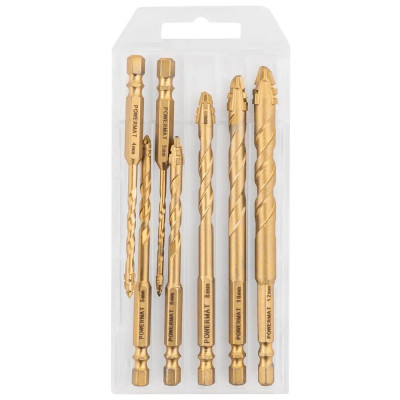 Wiertła do płytek i ceramiki Powermat PM-ZWSC-7T