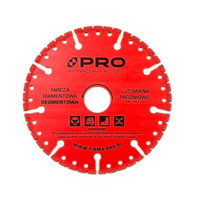 tarcza diamentowa segmentowa 125 mm pro